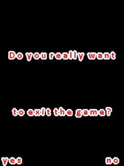 Предупреждение о выходе из игры