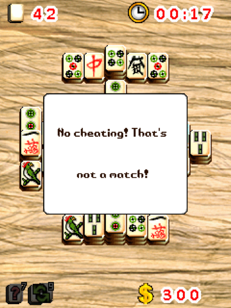 Файл:Mahjong Laxity Media No Cheating.png